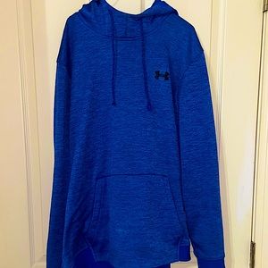 blue men’s under armor hoodie💙